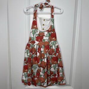 Kate Quinn poppies halter dress circa 2021